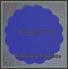 rondje met schulprand 06 d blauw 7 cm