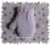winter handschoen zeep - lila