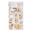 FFS 801100 3d stickers - black & gold