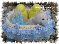 Kraam mandje 01 baby girl